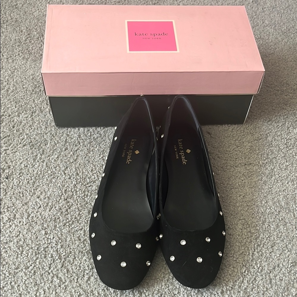 Kate Spade Black Women's Shoes with Embellishments
